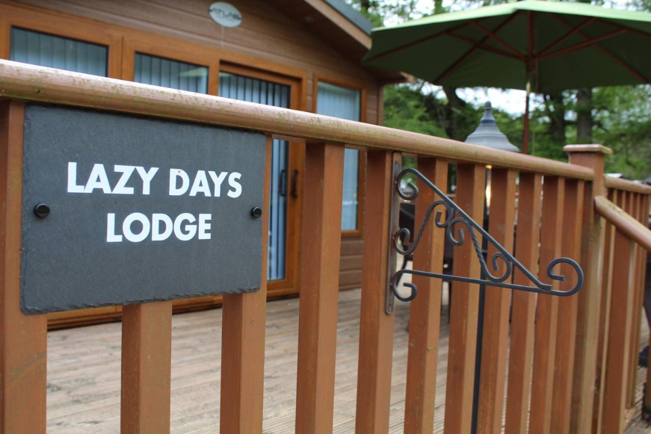 Lazy Days Lodge Glendevon Exterior foto