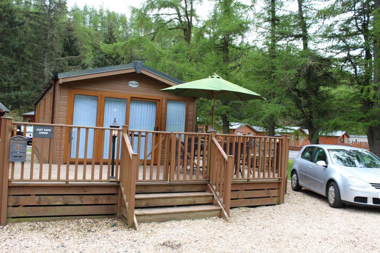 Lazy Days Lodge Glendevon Exterior foto